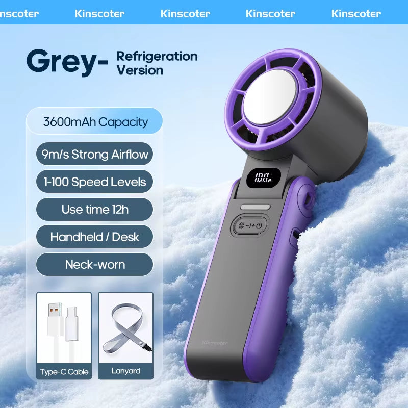 Outdoor Portable Mini Fan3600Mah 