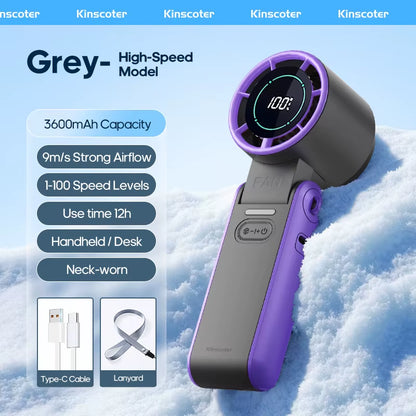 Outdoor Portable Mini Fan3600Mah 