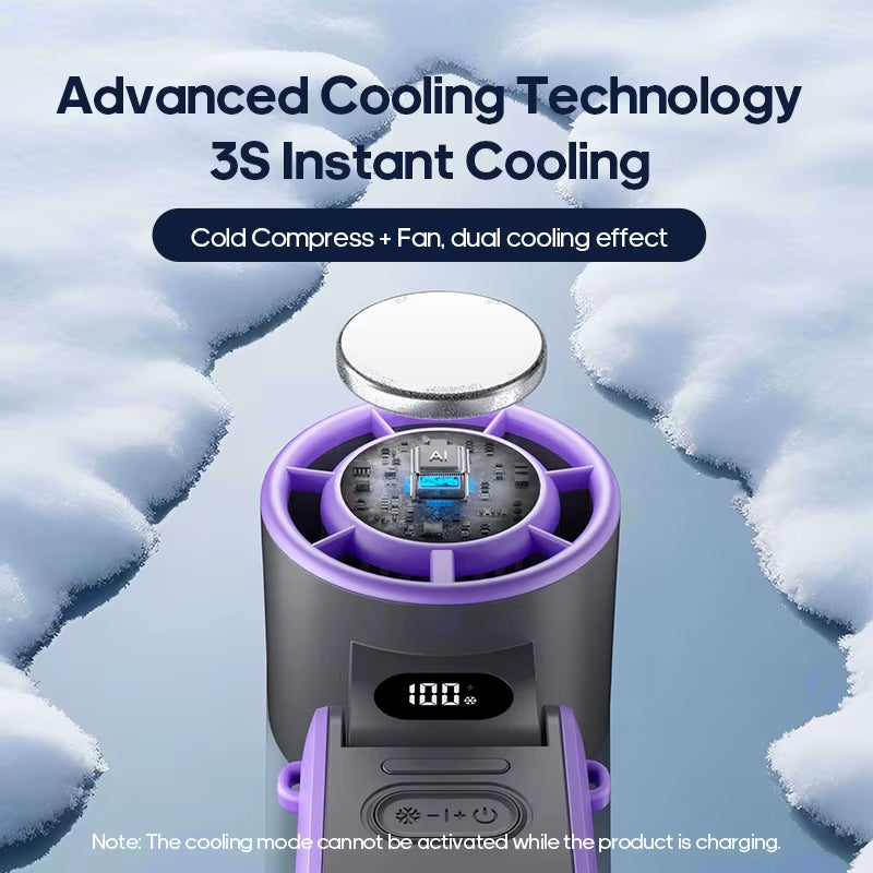 Outdoor Portable Mini Fan3600Mah 