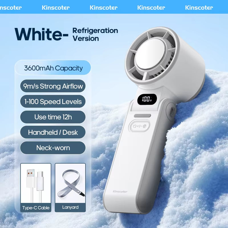 Outdoor Portable Mini Fan3600Mah 